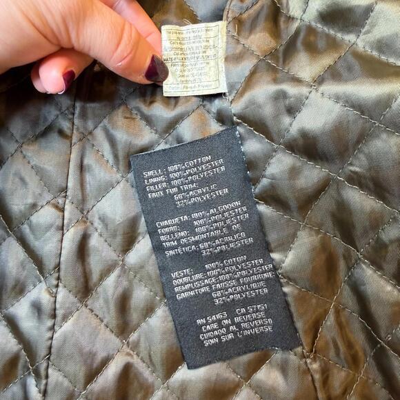 Vintage Women's Green Utility Military Jacket Guess Los Angeles Sz S - Picture 9 of 15